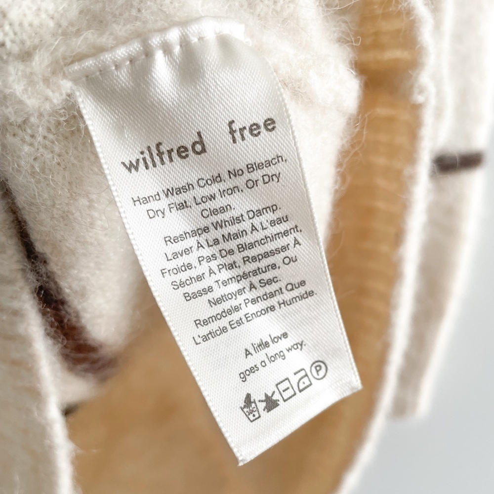 Wilfred Free Striped Alpaca Blend Sweater Dress - Picture 11 of 12